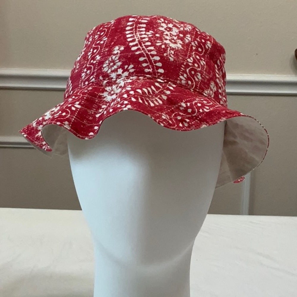 Tilley GIRL’S REVERSIBLE FLOPPY Hat - Red/Sand